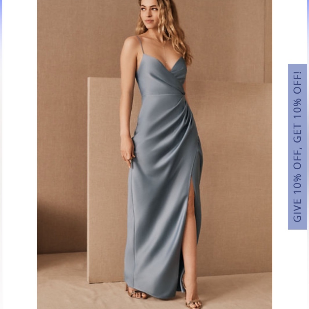 BHLDN Freya Charmeuse Dress Size 4 NWT